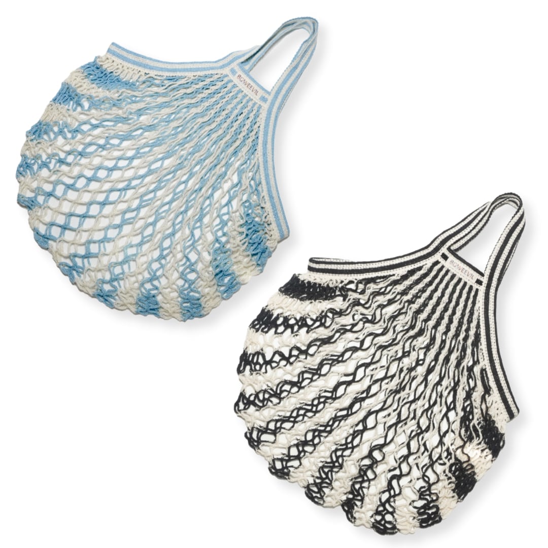 Short Handle String Bag - Bicolor - Plastic Free Amsterdam